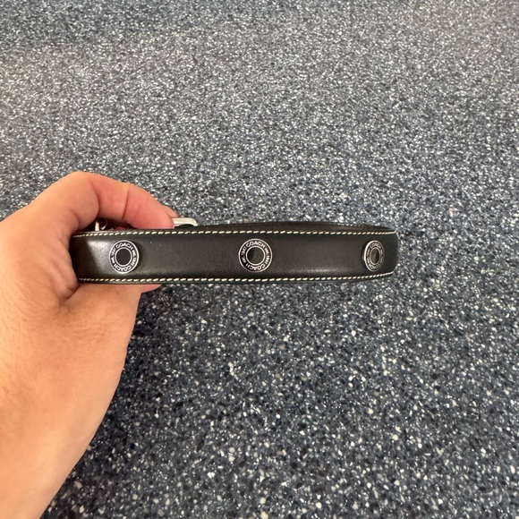 Coach Black Leather Dog Collar - Picture 4 of 16